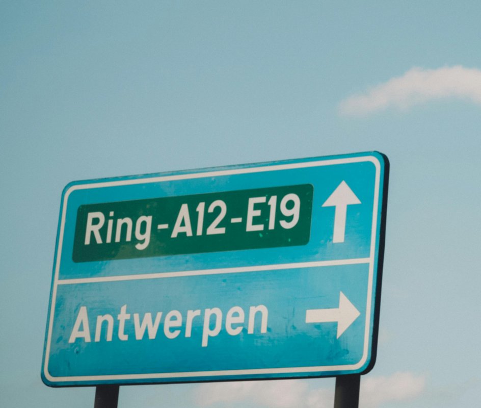 Antwerp ring road sign